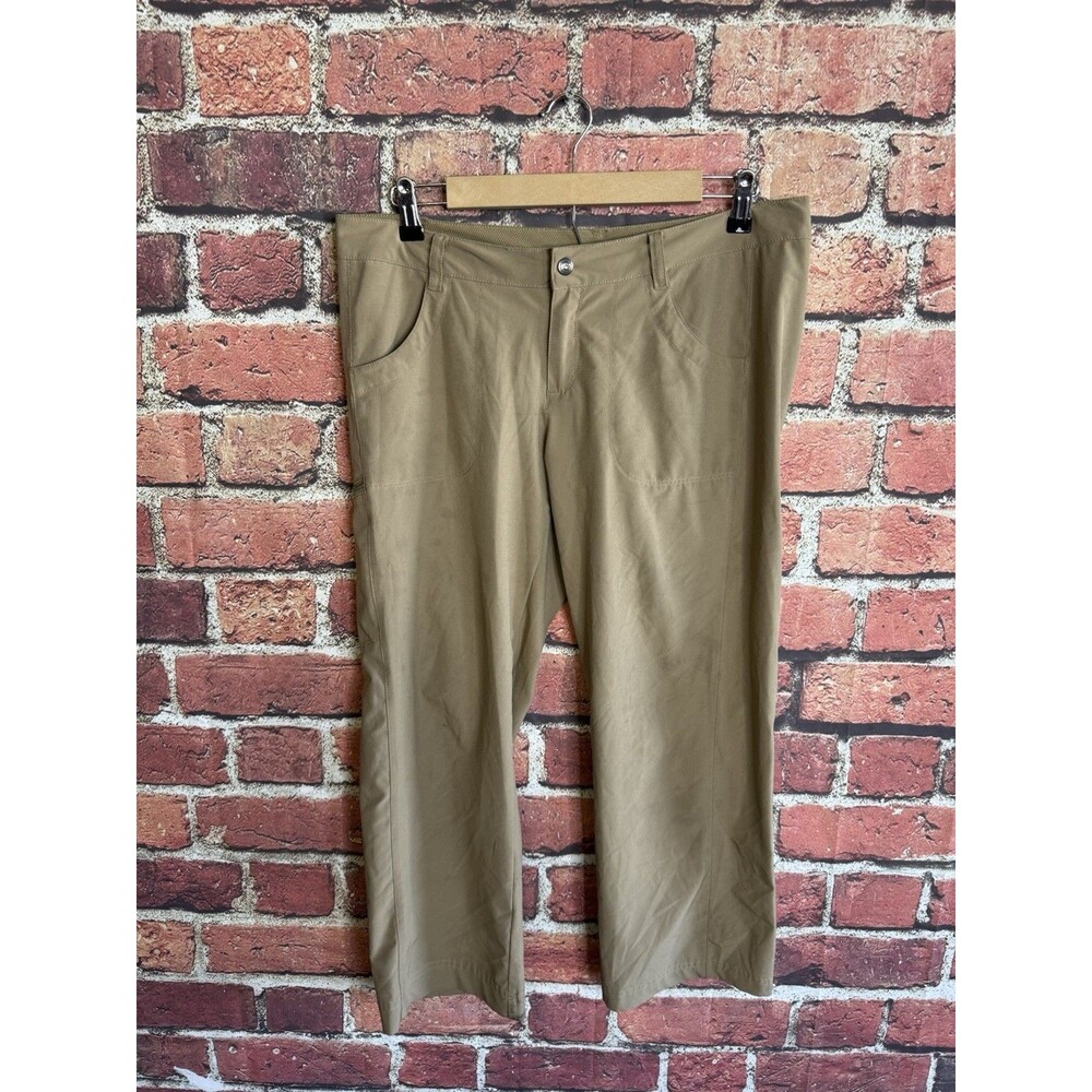 Patagonia Womens Khaki Cropped Athletic Outdoor Hiking Pants Size 10